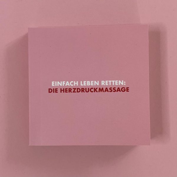 Herzdruckmassage Daumenkino - signiert!
