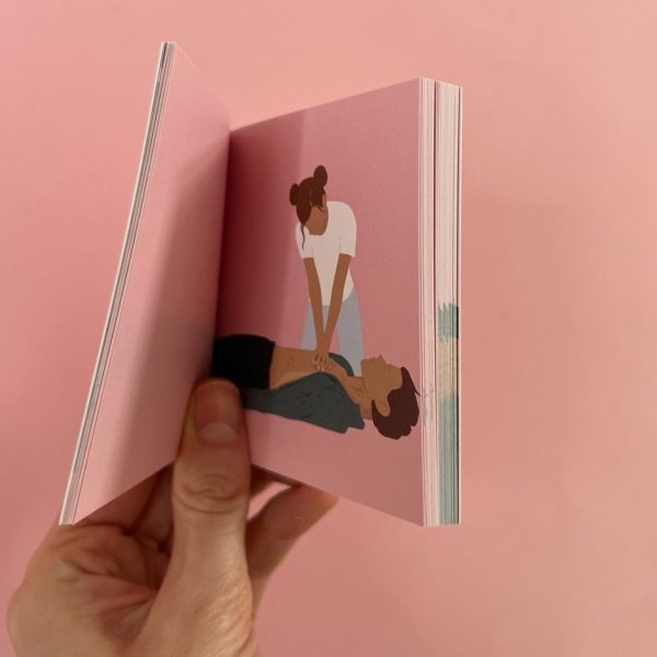 Herzdruckmassage Daumenkino - signiert!